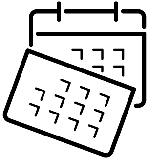 black line icon - meeting